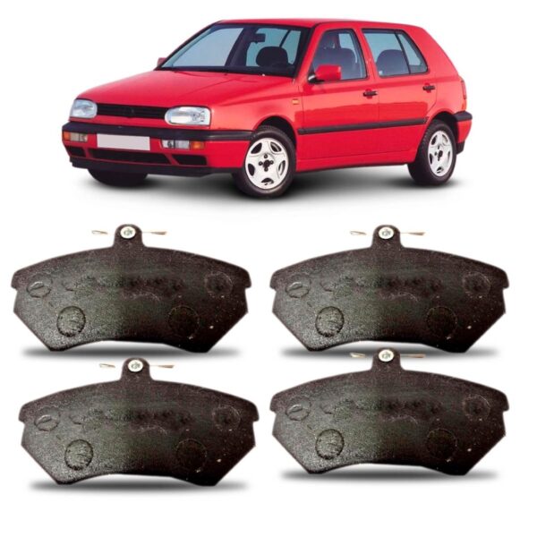 PASTILHA DIANTEIRA SEM MOLA GOLF GL GTI GLM GOLF MODELO NOVO 1.6 4 FUROS
