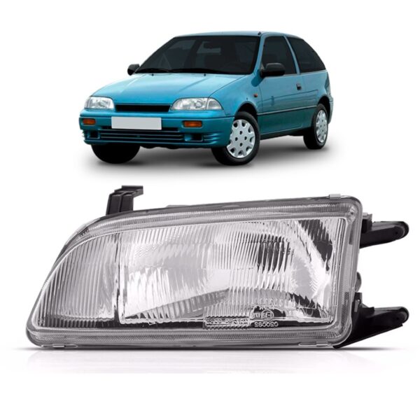 Farol Swift 1990 1991 1992 1993 1994 1995 1ª Linha Esquerdo/motorista