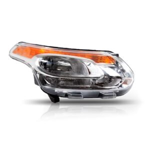 Farol Para C3 Aircross 2011 A 2015 Cromado Direito/passageiro