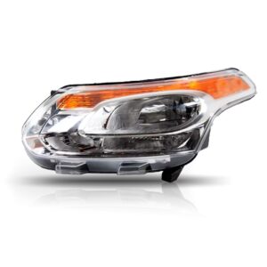 Farol Para C3 Aircross 2011 A 2015 Cromado Direito/passageiro