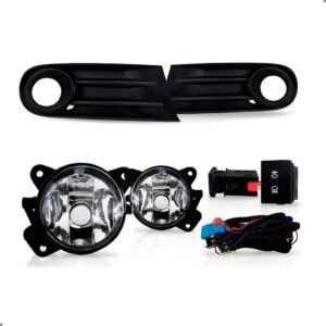 Kit Farol Milha Auxiliar Gol G5 2009 A 2012 Moldura