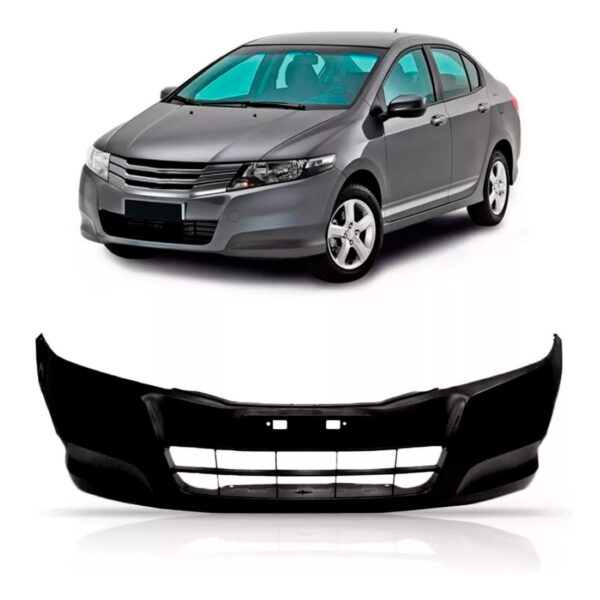 Parachoque Dianteiro City 2009 A 2011 S/furo 1a Linha Novo Preto