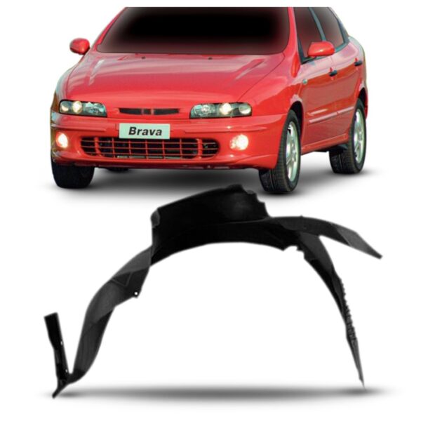 Asa Urubu Dianteiro Para Fiat Marea Brava 1997 1998 A 2003 Lado Esquerdo