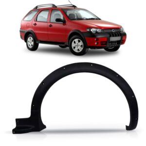 Alargador Vão De Roda Dianteiro Fiat Palio Weekend Adventure Lado Direito