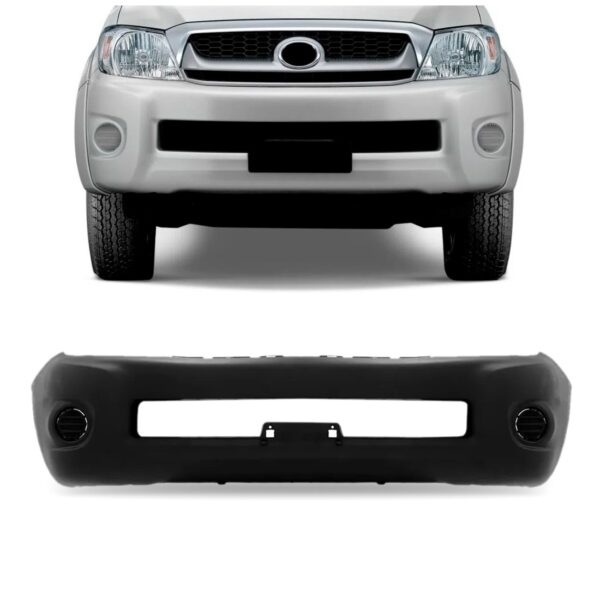 Parachoque Diant Hilux Srv 2009 2010 2011 1a Linha Novo Preto