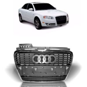 Grade Dianteira Audi A4 2005 A 2007 Friso Cromado