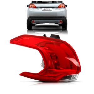 Lanterna Traseira Para Peugeot 2008 - 2015 16 A 2018 Com Led Lado Esquerdo