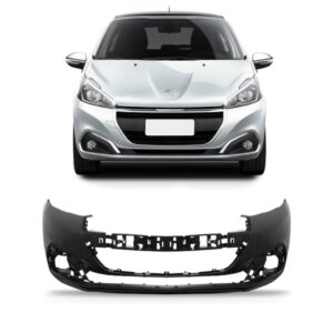 Parachoque Dianteiro Para Peugeot 208 2017 18 1a Linha Novo Preto