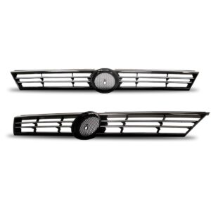 Grade Radiador Jetta 2011 A 2014 Preta S/friso 1a Linha