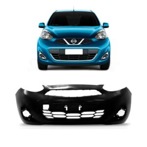 Parachoque Dianteiro Nissan March 2014 2015 2016 Preto