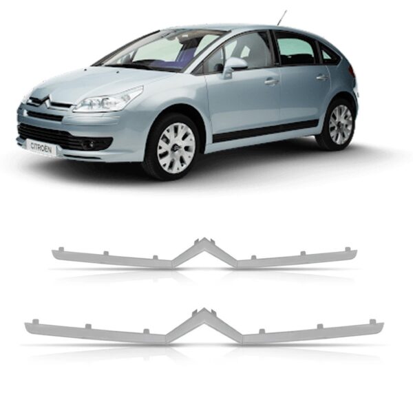 Friso Capo E Friso Para-choque C4 2007 08 09 10 2011 Cromado