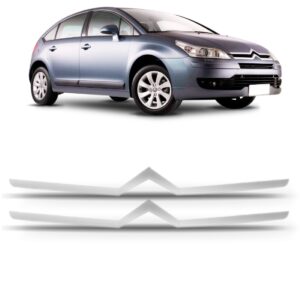 Par Aplique Capo+aplique Cromado Parachoque C4 2007 A 2011