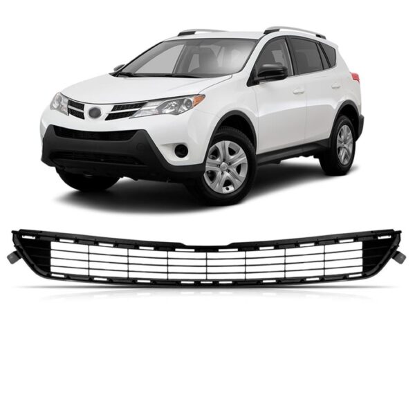 Grade Inferior Parachoque Dianteiro Rav4 2013/16 Texturizado Preto Texturizado