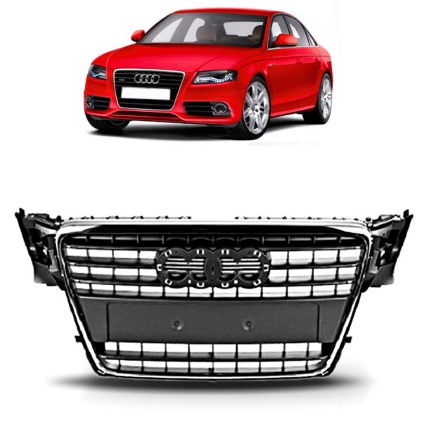 Grade Superior Parachoque A4 2009 A 2012 C/ Friso . 1a Linha