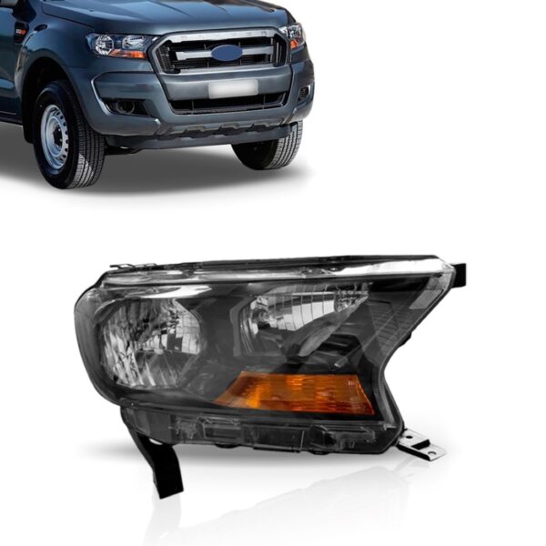 Farol Mascara Negra Manual Ranger 2016 17 2018 Sem Projetor Lado Direito