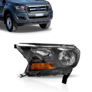Farol Mascara Negra Manual Ranger 2016 17 2018 Sem Projetor Lado Esquerdo