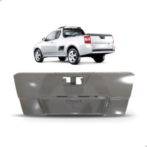 Tampa Traseira Montana 2011 A 2018 Completa Pickup Prateado