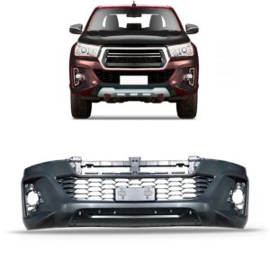 Parachoque Hilux Srv 2016 A 2017 C/grade 1a Linha Novo Preto