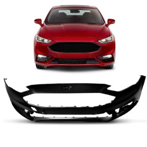 Parachoque Dianteiro Fusion 2017 2018 2019 C/furo Novo Preto