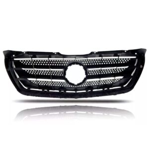 Tela Frontal Radiador Sprinter 2017 A 2018 Com Moldura Preto Preto
