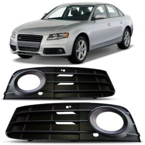 Moldura Milha Auxiliar Audi A4 07 08 09 10 2011 Com Furo Lado Esquerdo