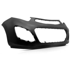 Parachoque Dianteiro Picanto 2012 A 2015 Preto Com Spoiler Preto