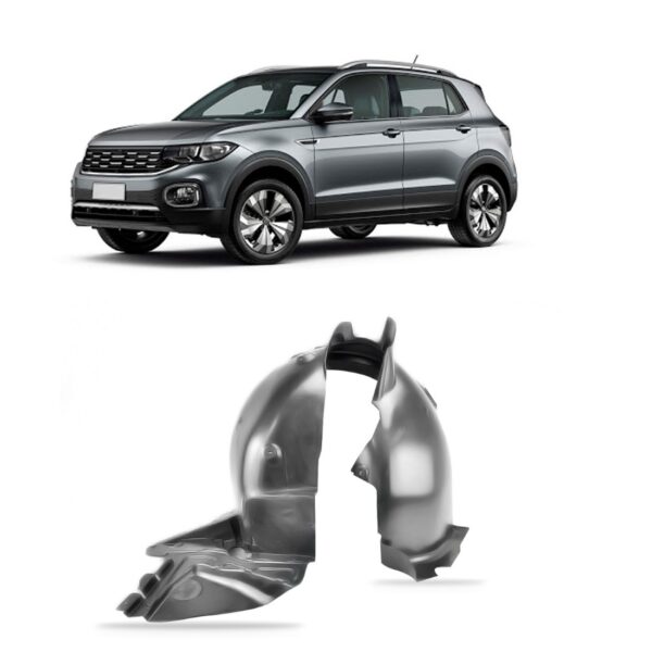 Protetor Caixa De Roda Dianteiro T-cross 2019 2020 Parabarro Lado Esquerdo