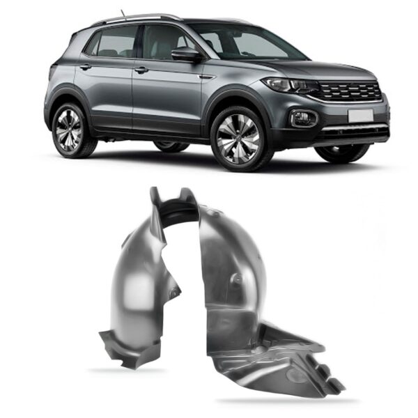 Protetor Caixa De Roda Dianteiro T-cross 2019 2020 Parabarro Lado Direito