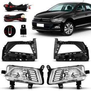 Kit Farol Milha Auxiliar Polo 2018 2019 2020 Led Drl Oferta
