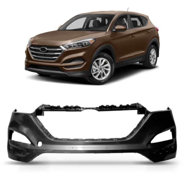 Parachoque Dianteiro Tucson 2017 A 2022 Superior Novo Preto