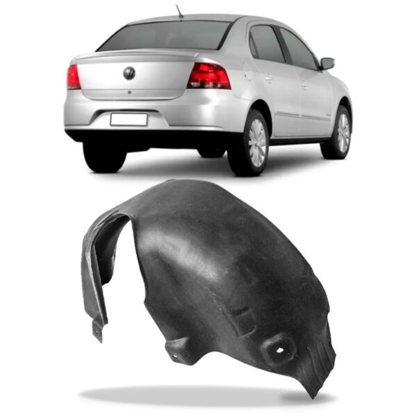 Protetor Caixa De Roda Traseiro Voyage G5 2009 2010 11 2012 Lado Esquerdo