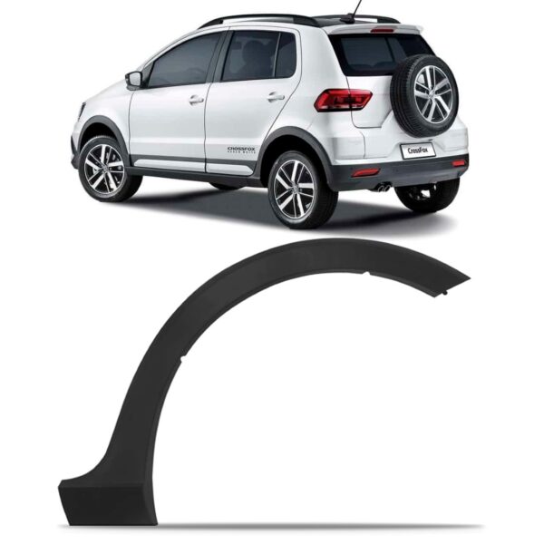 Moldura Vão De Roda Traseiro Crossfox 2015 Até 2021 Lado Direito