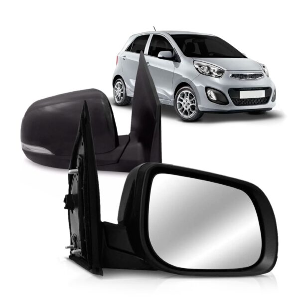 Retrovisor Eletrico Retratil Com Sinaleira Picanto 2012 A 15 Lado Direito