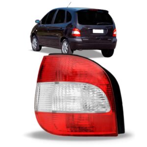 Lanterna Traseira Para Scenic 2001 A 2007 Bicolor Esquerdo/motorista