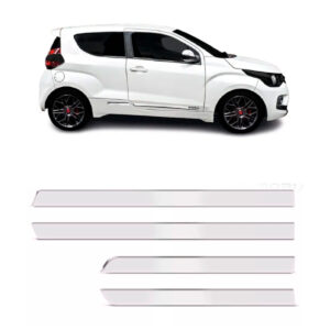 Jogo Friso Lateral Para Fiat mob 2p Fino Cromado