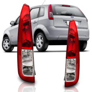 Par Lanterna Fiesta 2007 2008 2009 Hatch Bicolor Ambos Lados Vermelho