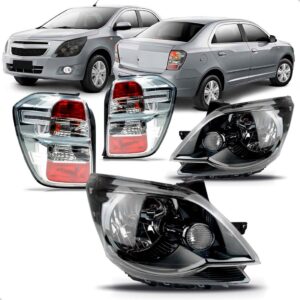 Kit Combo Cobalt Ltz Par Farois E Par Lanternas Fume Direito E Esquerdo