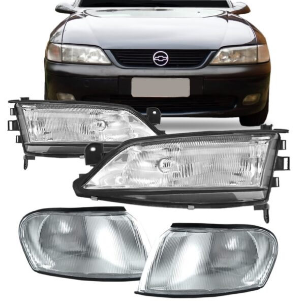 Kit Farol Vectra 1996 1997 1998 1999 Com Jogo Piscas Direito E Esquerdo