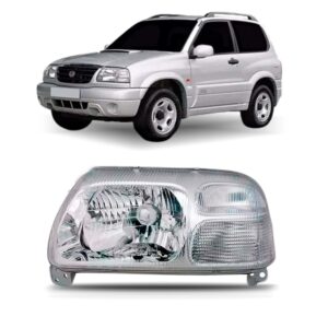 Farol Grand Vitara 1998 1999 2000 2001 Tracker Lado Esquerdo