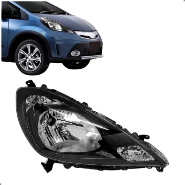 Farol Negro Para Fit Twist 2013 2014 Direito/passageiro