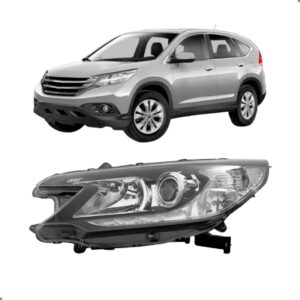 Farol Manual Para Crv 2012 2013 2014 Com Projetor Direito/passageiro