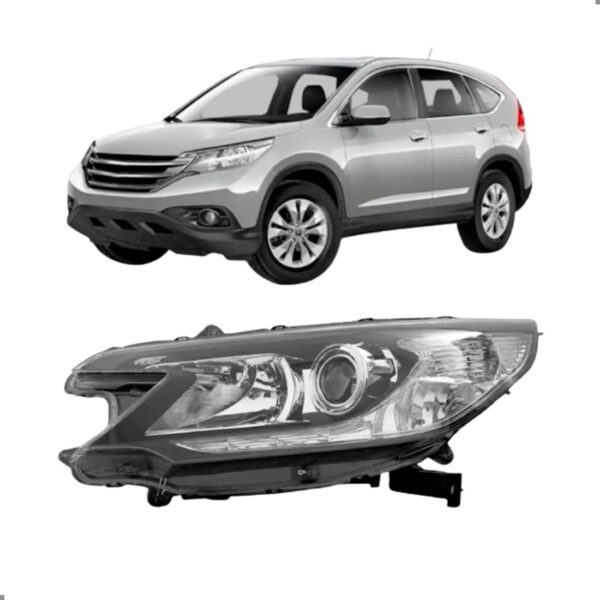 Farol Manual Para Crv 2012 2013 2014 Com Projetor Direito/passageiro