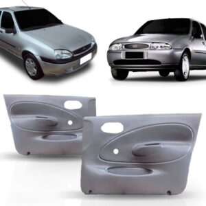 Par Forro Porta Fiesta 1996 A 2001 4p Manual Dianteiro Cinza