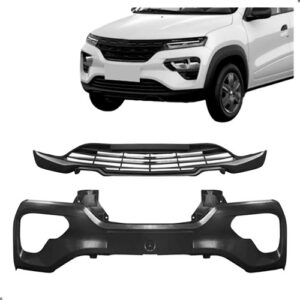 Kit Parachoque Dianteiro Com Spoiler Kwid 2022 2023 24 2025 Para Pintar