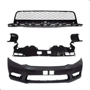Kit Parachoque Para Civic 2012 A 2016 Com Grade E Defletor Para Pintar