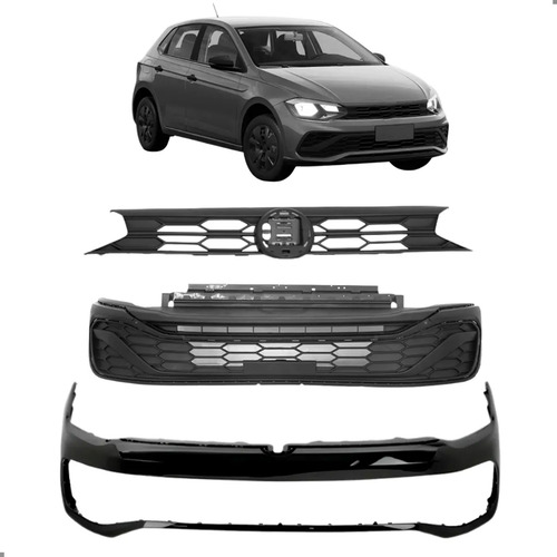 Kit Parachoque E Grade Para Polo Track 2023 2024 2025 2026 Para Pintar