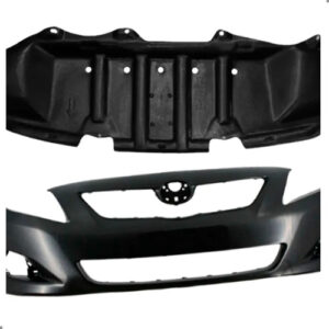 Kit Parachoque Para Corolla 2009 2010 2011 Com Defletor Para Pintar