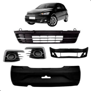 Par De Parachoque Para Gol G7 2016 2017 2018 Para Pintar