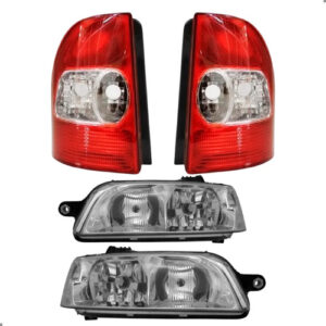 Par Farol Strada Fire 2001 A 2005 Com Lanterna Bicolor Ambos Lados