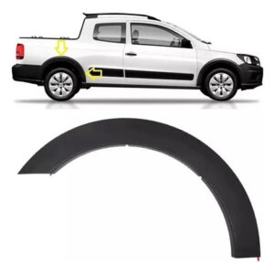 Par Alargador Vao De Roda Traseiro Para Saveiro 2023 A 2026 Ambos Lados